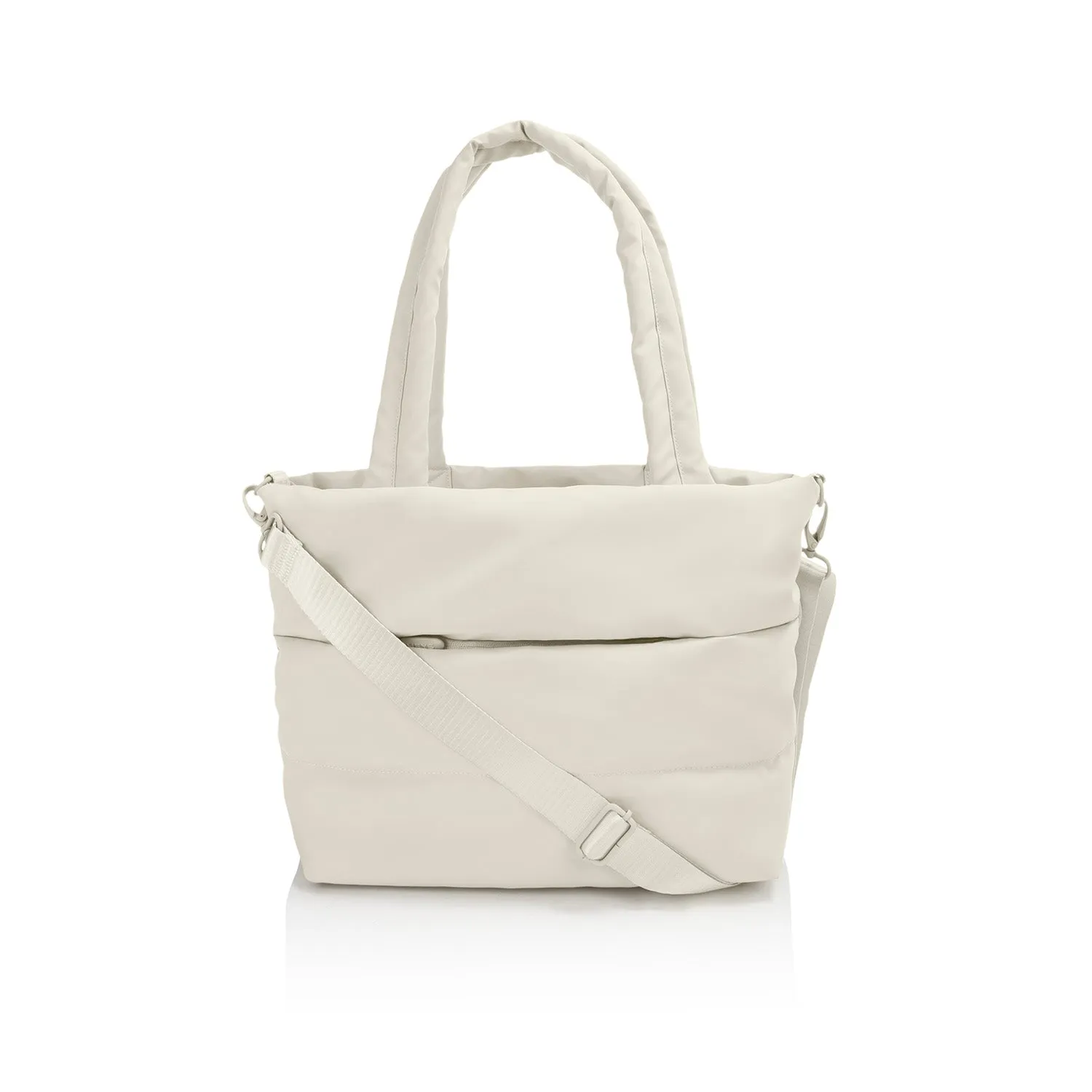 The Puffer Tote Bag - Off White