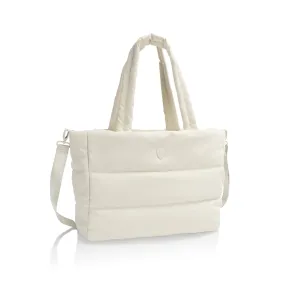 The Puffer Travel Tote - Off White