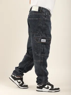 Urban Drift Dark Blue Denim Cargo