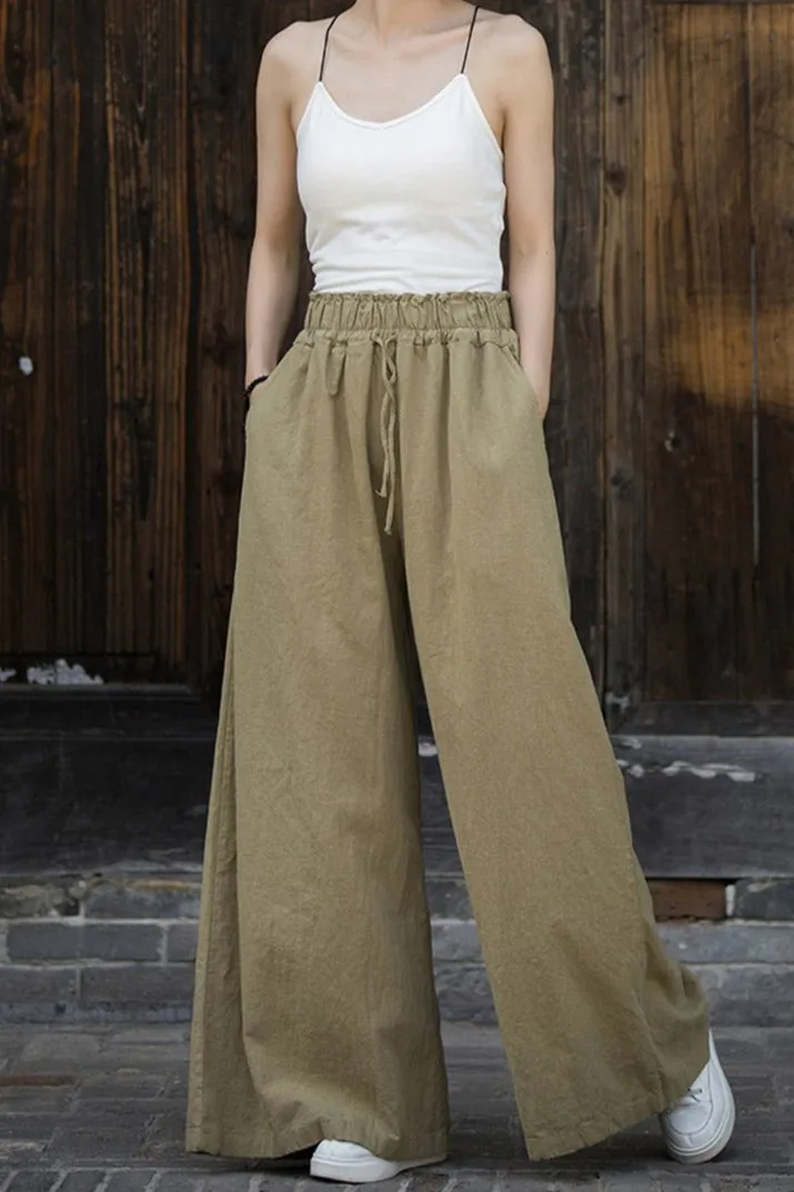 Victoria Woman Vintage Yoga High Waist Pants