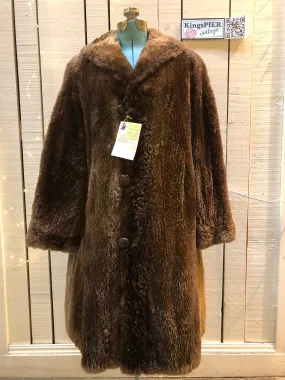 Vintage 70’s Vogue Furriers Long Fur Coat, Made in Nova Scotia