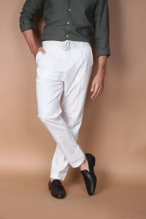 White Linen Trousers