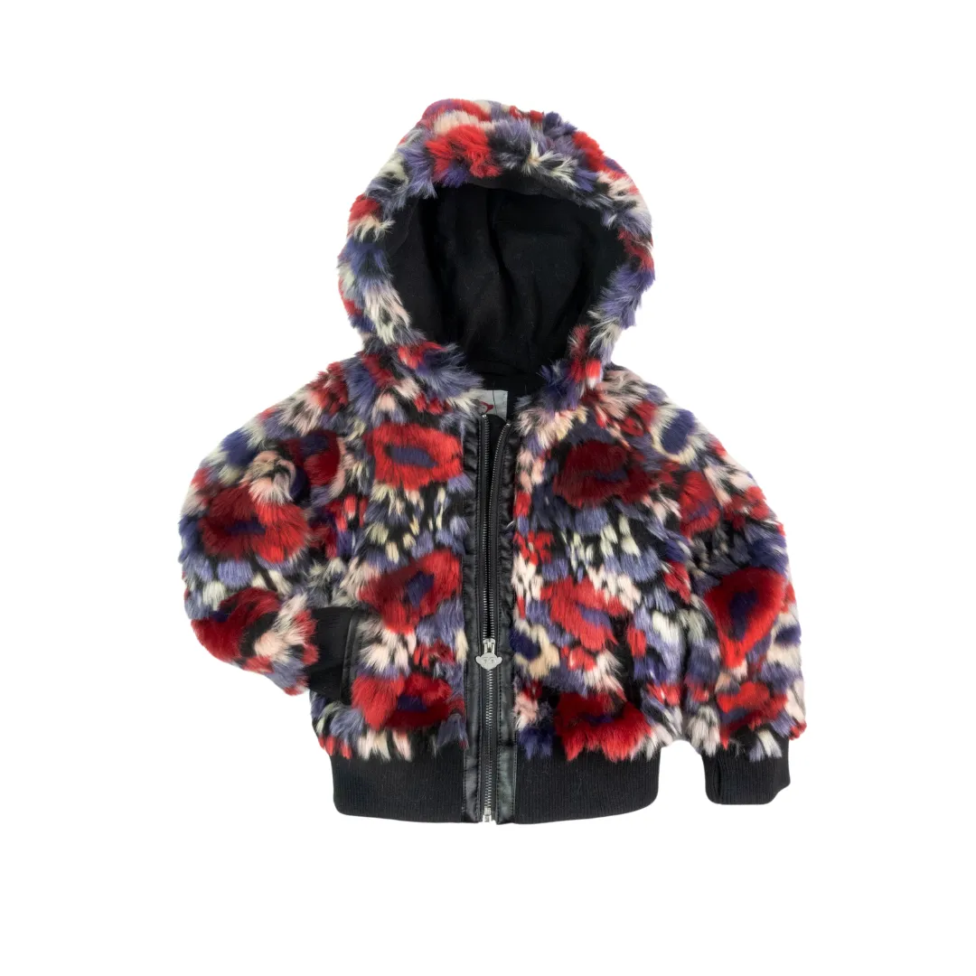 Winter Floral Luna Hoodie Jacket