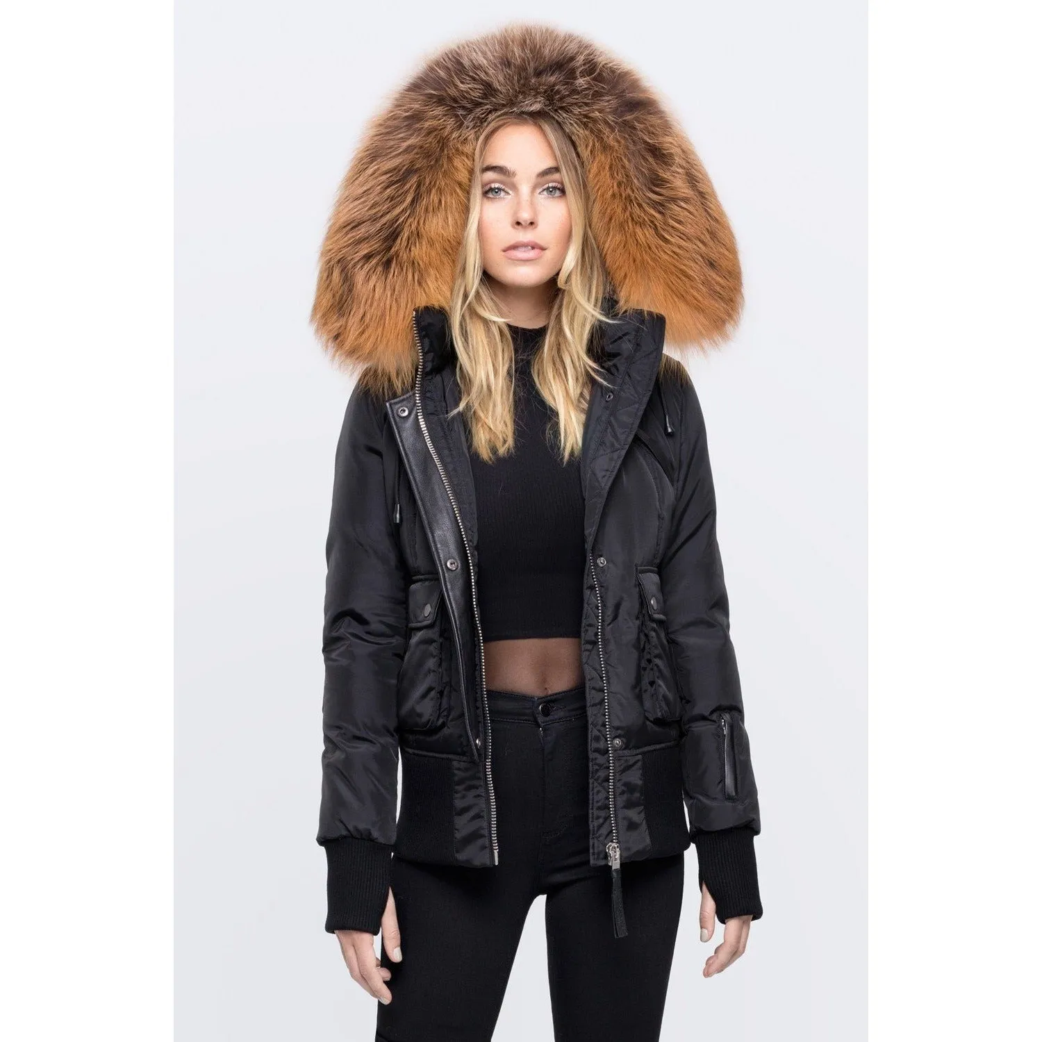 Women's Nicole Benisti Fordham Coat - Black/Gold