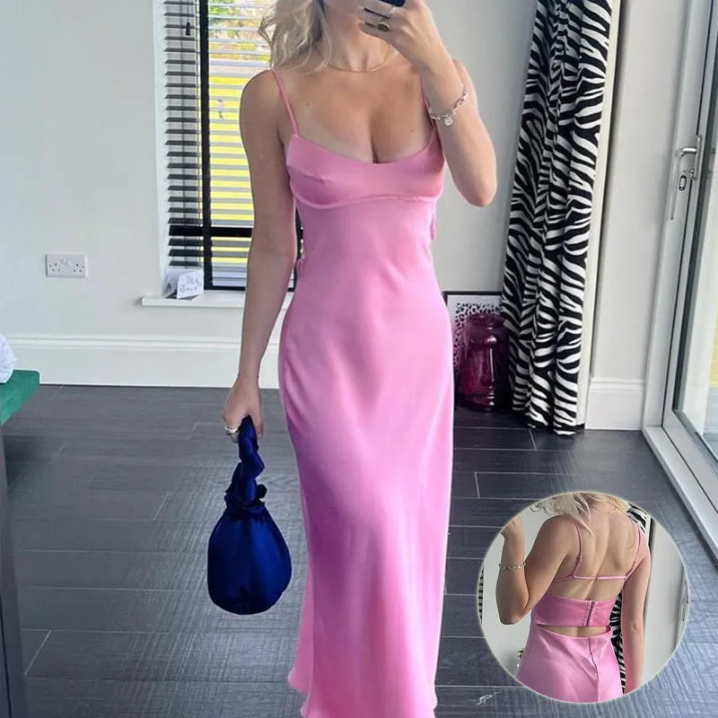 Women's Satin Camisole Slip Dress
