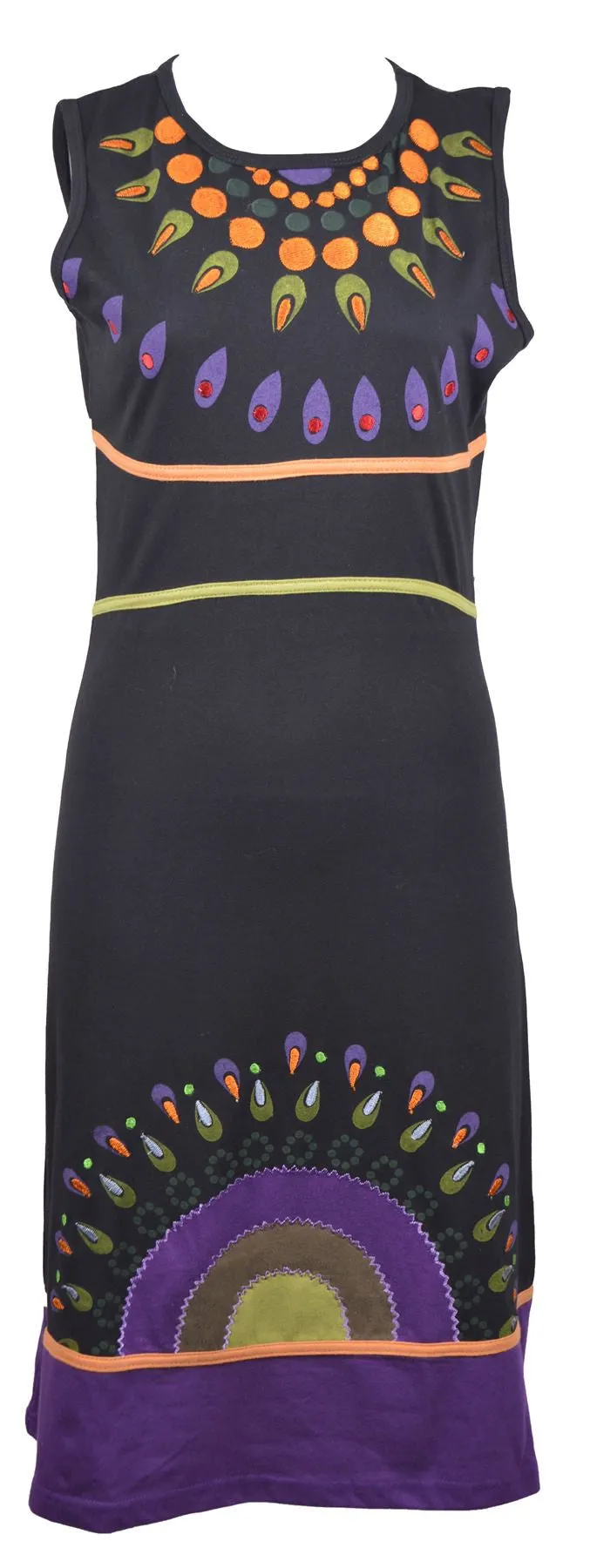 womens-summer-sleeveless-dress-with-necklace-pattern-print-and-embroidery