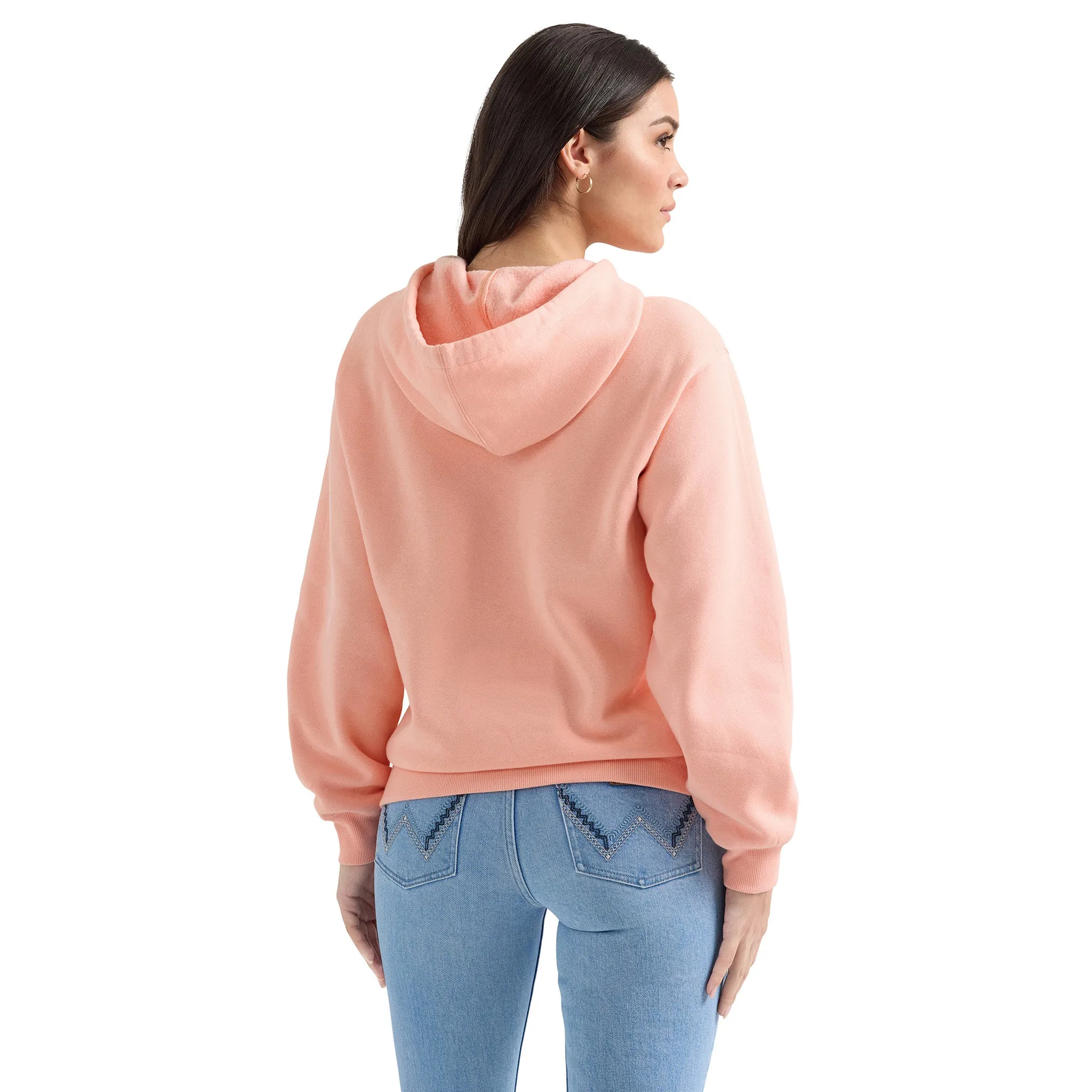 Wrangler Women's Light Pink Hoodie