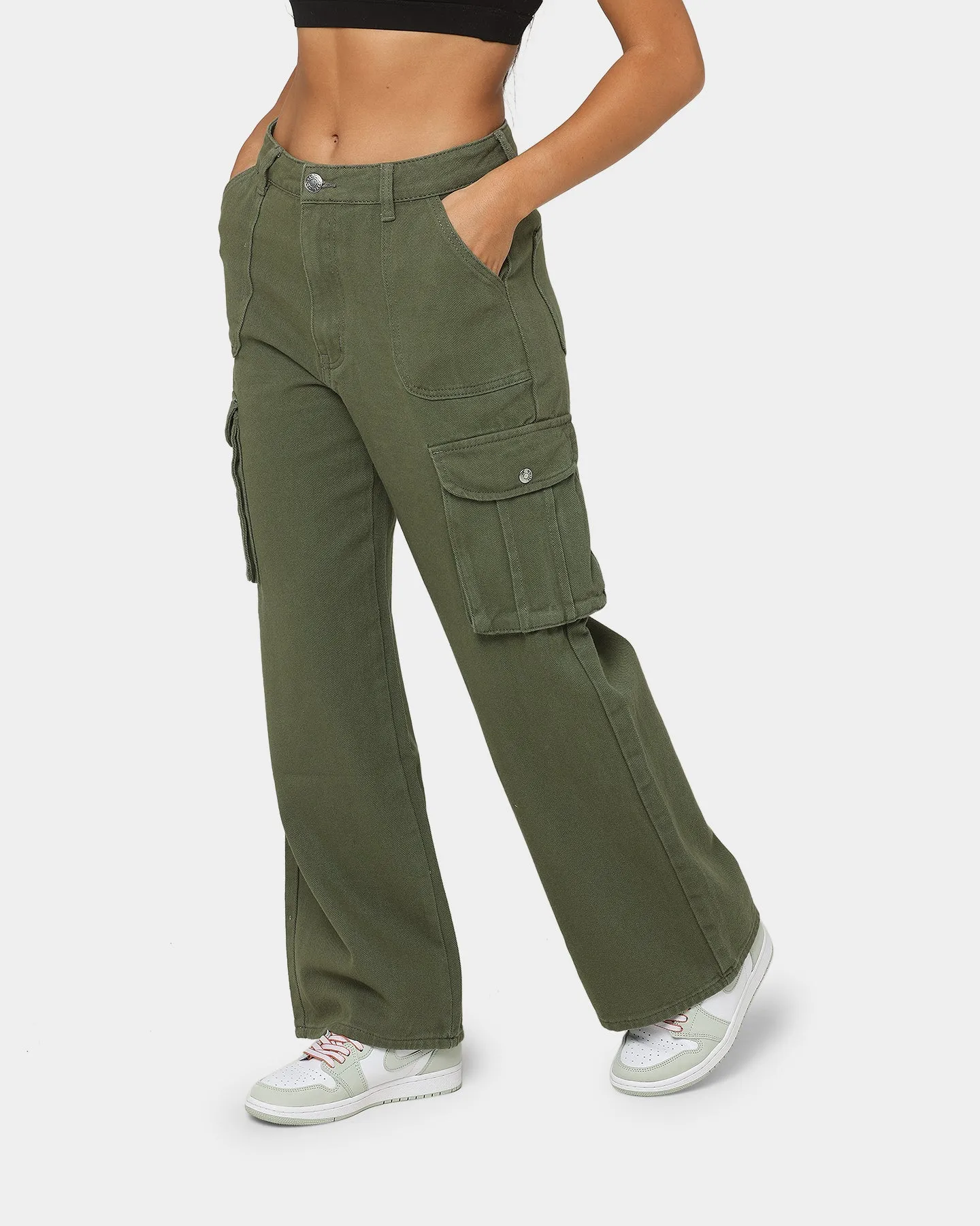 XXIII Women's Nuray Cargo Pants Khaki