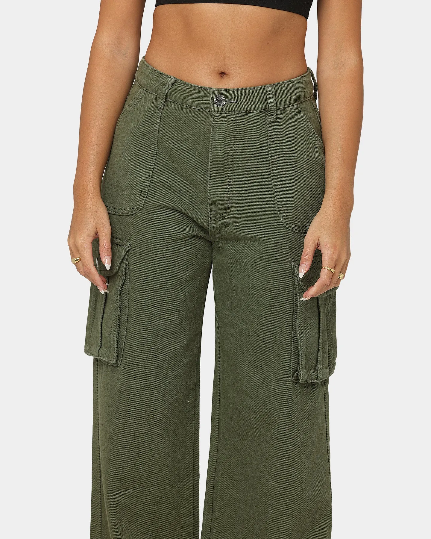 XXIII Women's Nuray Cargo Pants Khaki